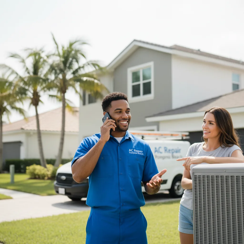 AC Repair Pompano Beach customer support in Healdton